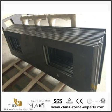 Černý křemen desky pracovních desek pro kuchyňské linky s nejlepší ceny