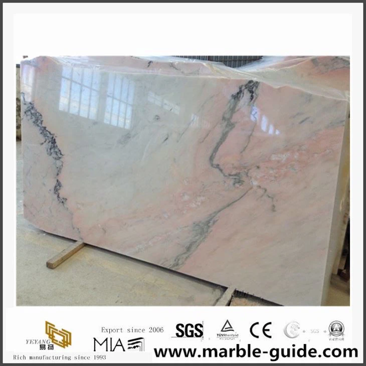 Čína přírodní kámen růžový mramor pro dekoraci vnitřního podlahy/nástěnných dlaždic