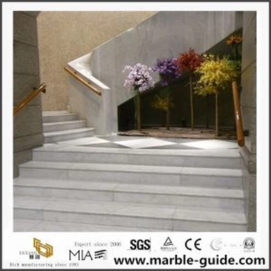 Luxusní Volakas White Mramorové schody pro Hall & Hotel nejvyšší kvality