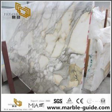 Calacatta White Marble Slab pro koupelnu Dlaždice Deska s levným Cena
