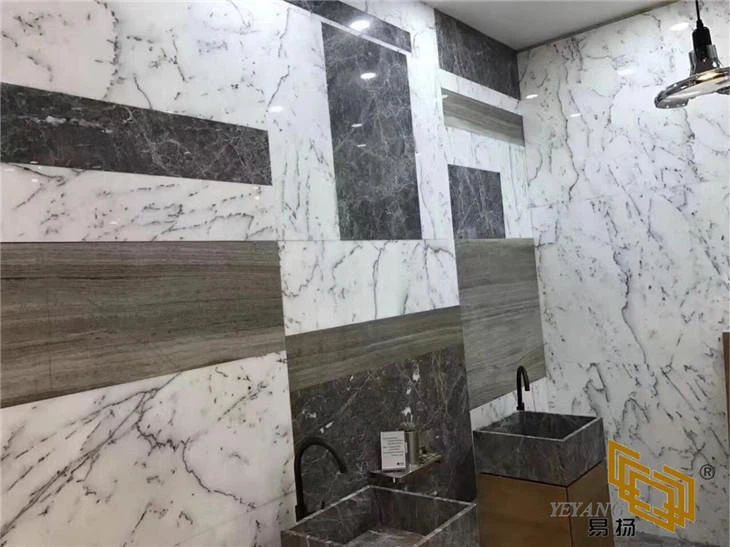 Polished White Marble Slab For Project