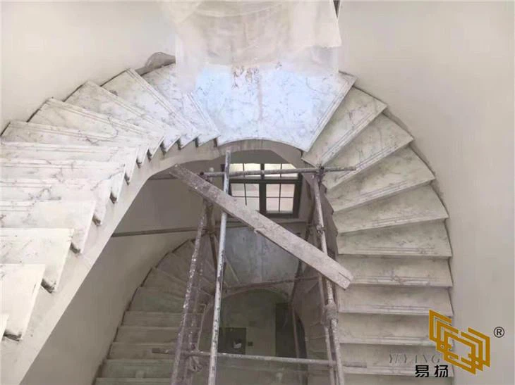 Polished White Marble Slab For Project