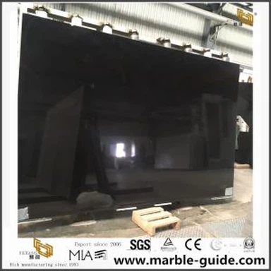 Leštěné absolutní černé žulové desky