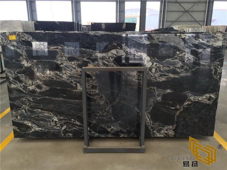 Titanic Storm Marble Slab For Project