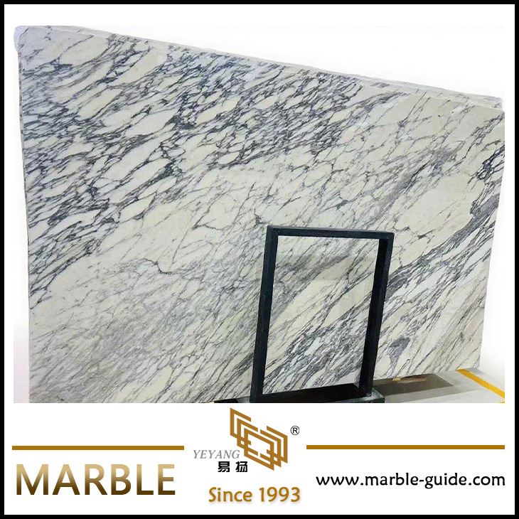 Arabescato marble slab